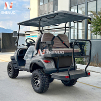 Voiture de golf intelligente à 96 volts, 4 temps, avec commande AC, 2 places, alimentée à l'énergie solaire, longue durée de vie, pour les terrains de golf