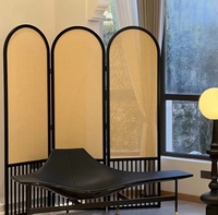 Bouclier d'entrée mobile pliable de conception moderne de cloison d'écran de rotin français pour la maison B & B l'hôtel ou les occasions de mariage