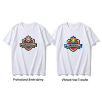 Groothandel 100% katoen zwaargewicht milieuvriendelijk snel drogend heren/dames T-shirt effen blanco custom logo oversized print plus