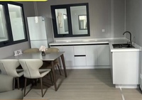 Maison conteneur de luxe pliable et extensible, résistante aux ouragans, 20ft 40ft, 3 chambres, double aile, extensible, respirante, moderne