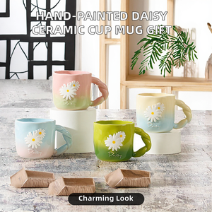 Christmas Pattern Classic Ceramic Pottery Coffee <b>Mug</b> 11oz Black Handle Back School Dishwasher Microwave Safe Plastic <b>Box</b> - Product Image 2