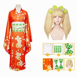 Costume de cosplay d'anime Super <span class=keywords><strong>Danganronpa</strong></span> <span class=keywords><strong>2</strong></span>, kimono élégant de Hiyoko, vêtements de personnage de la série de dérivés d'animation - Product Image 5