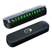 Plaque de numéro de téléphone pour parking de voiture qui brille dans le noir, résistante à la chaleur, panneau de stationnement temporaire, accessoire de décoration