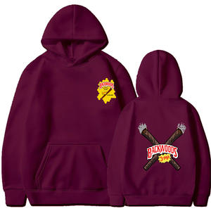 เสื้อฮู้ดดี้สตรีทแวร์ทรงโอเวอร์ไซส์สำหรับผู้ชาย ผ้าโพลีเอสเตอร์ผสมคอตตอน พิมพ์ลายการ์ตูนอนิเมะแบบกำหนดเอง <span class=keywords><strong>ราคา</strong></span>โรงงาน - Product Image 5