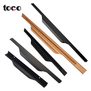 TOCO Rumah Kabinet Menarik Furniture Stang Tape T Bar Golden Line Pegangan Kabinet untuk Pintu Kayu - Product Image 5