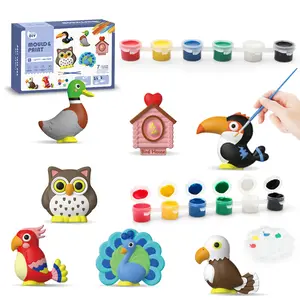 Educatief Speelgoed Gips Schilderen Diy Mold Gips Schilderen Mooie Pop Voor Kids Art Set