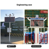 Surveillance de la qualité de l'environnement Kit de capteur de vitesse du vent Station météo professionnelle avec Wifi Gprs 4g Mesures de rayonnement
