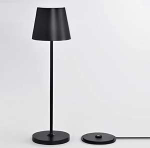 Lampe de table <span class=keywords><strong>LED</strong></span> USB rechargeable Lampe de table Restaurant moderne Lampe de <span class=keywords><strong>bar</strong></span> Lampe de bureau Base de chargement Petit aluminium - Product Image 1