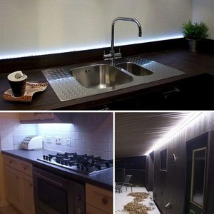 Iluminación LED para Debajo de Gabinetes de Cocina, 2700K Blanco Cálido, Tiras de Luces LED Regulables para Mostradores y Vitrinas - Product Image 6