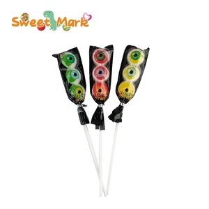 OEM fabricante de dulces Halal Monster Eye semáforo dulce piruleta palo de caramelo - Product Image 5