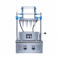 Machine à gaufres, rouleaux et gâteaux glacés en acier inoxydable avec pompe pour la restauration commerciale et les usines de snacks