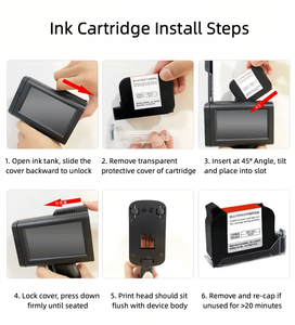 Ymark yth 12.7mm thông minh liên tục chai nhựa ngày lô mã QR rất nhiều đa ngôn ngữ tay máy bay phản lực máy hàng loạt mã hóa máy Flex - Product Image 6