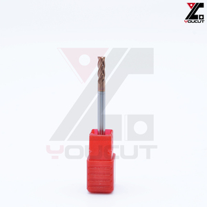 Fraise carrée à 4 dents en carbure monobloc FE-3-50-4F-D3 pour usinage CNC de précision de petits moules en acier inoxydable et acier allié, OEM - Product Image 4