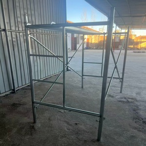 นั่งร้านแบบเคลื่อนที่ ชั้นวางแบบ H นั่งร้านก่อสร้าง นั่งร้านแบบถอดประกอบได้รวดเร็ว นั่งร้านก่อสร้าง - Product Image 1