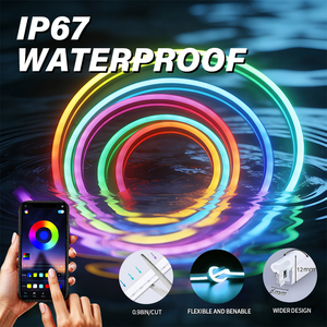 उच्च चमक आरजीबी की एलईडी स्ट्रिप लाइट आईपी 67 वाटरप्रूफ लंबे जीवनकाल वाला टेप घर और वाणिज्यिक प्रकाश के लिए - Product Image 3