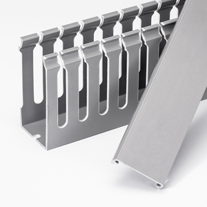 Conduits de câblage en Pvc 80*30mm gris PlasticTrunking organisateur de câble de force industrielle pour équipement de Machine d'<span class=keywords><strong>atelier</strong></span> conduit à fente ouverte - Product Image 4