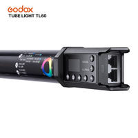 Godox TL60 Lumière LED RVB portable pour vidéo, idéale pour les tournages en extérieur et YouTube, en ABS, éclairage de studio, photographie portative