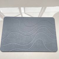 FIGOO [Tapis de bain en diatomite personnalisé] Supporte le logo OEM, tapis en pierre pour la vente en gros