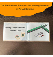 Porte-cartes de Mahjong pliables et étanches Haoran Custom – Protège-cartes de Mahjong transparents en gros
