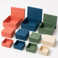 Boîte rigide à deux pièces avec couvercle et base, logo personnalisé, avec insert intérieur pour coffret cadeau de parfum, soins de la peau, cosmétiques