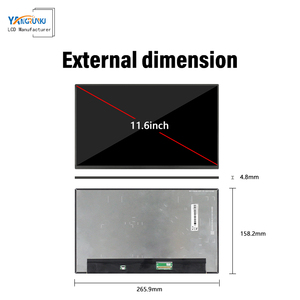 Boe 11.6 inch LCD 4K UHD hiển thị bảng điều chỉnh mô-đun Màn hình 550 nits độ sáng 60 Hz tần số EDP 40 Pins kết nối - Product Image 2