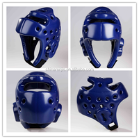 Casque de combat de garde de tête de Sport de haute qualité équipement de Taekwondo de karaté boxe avec masque en plastique de sécurité
