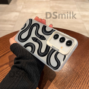 สำหรับ A56/A54/A55/A36/A35/A34/A26/A16 เคสโทรศัพท์มือถือลายการ์ตูนงูสีเงิน - Product Image 4