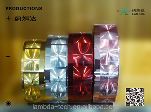 Diy PET <b>Material</b> Heat Transfer Foil Roll Toner Reactive Gold Metallic Hot Stamping Foil for Laser Printer for Paper & Fabrics - Product Image 5