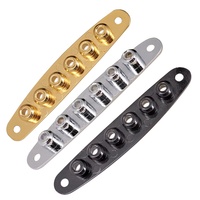 Electric Guitar Zinc Alloy Bridge Through String Thru Nut and Bushing
