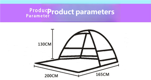 Carpa de Playa Camuflada Pop-Up de Verano, Una Habitación, con Capacidad para 2-3 Personas, UPF 50+, 190T, 1000-1500 mm, Impermeable, con Revestimiento Plateado - Product Image 4