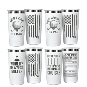Tazza Termica da Viaggio 20oz con Stampa Mazze da Golf, Doppia Parete in Acciaio Inox, Personalizzabile, Regalo per Golfisti - Product Image 5