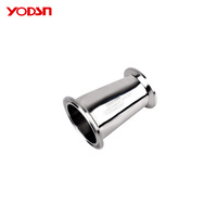 OEM/ODM Vente en gros Réducteur excentrique en acier inoxydable 316L Raccords de tuyauterie pour machine d'hygiène à connexion rapide Raccords de tuyauterie