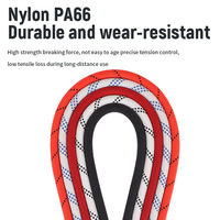 Corde d'escalade en gros HBC, certifiée UIAA CE, pour travaux en hauteur, sécurité, descente rapide, corde statique en nylon, roche, 30KN