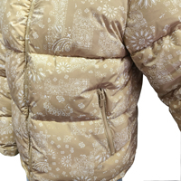 Blouson d'hiver matelassé pour homme, col montant, motif lettres, logo personnalisé, imperméable, respirant, coupe-vent, collection 2022 - Vente en gros à succès