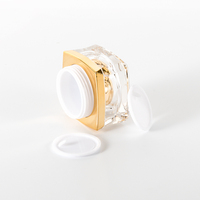 5g 10g 15g logo personnalisé mini hot produit de soins de la peau personnel emballage en plastique pot à crème