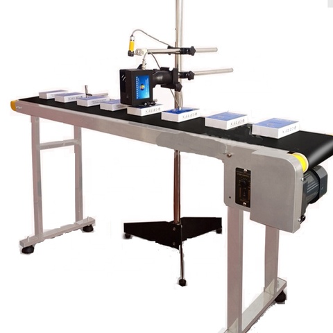 Automatic Qr Code Laser Marking Coding Machine Tij Date Online Inkjet Printer Expiry Date Printing Coding Machine