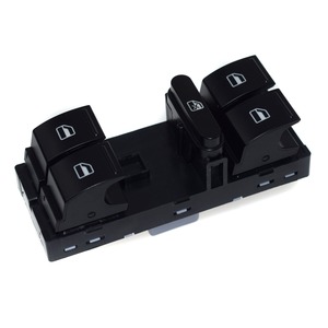 Interruptor Universal para <span class=keywords><strong>Elevalunas</strong></span> Eléctrico Compatible con 5JD959858 para <span class=keywords><strong>Skoda</strong></span> <span class=keywords><strong>Fabia</strong></span> MK2 5J 2007-2014, Panel de Control de Puerta Delantera Lado del Conductor - Product Image 1