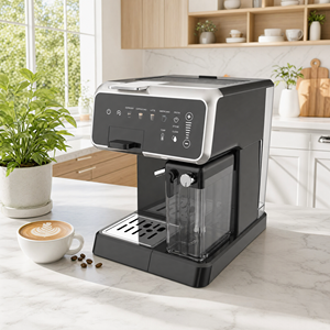 Máquina de Café 3 en 1 Compacta y Totalmente Automática con Espumador de Leche Automático para Cápsulas y Café Molido - Product Image 1