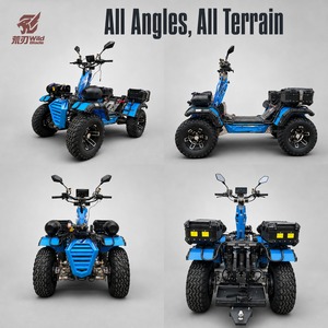 Scooter tout-terrain 4 roues motrices, étanche, avec suspension anti-retournement, autonomie de 120 km pour les aventures en plein air, tout-terrain F - Product Image 4