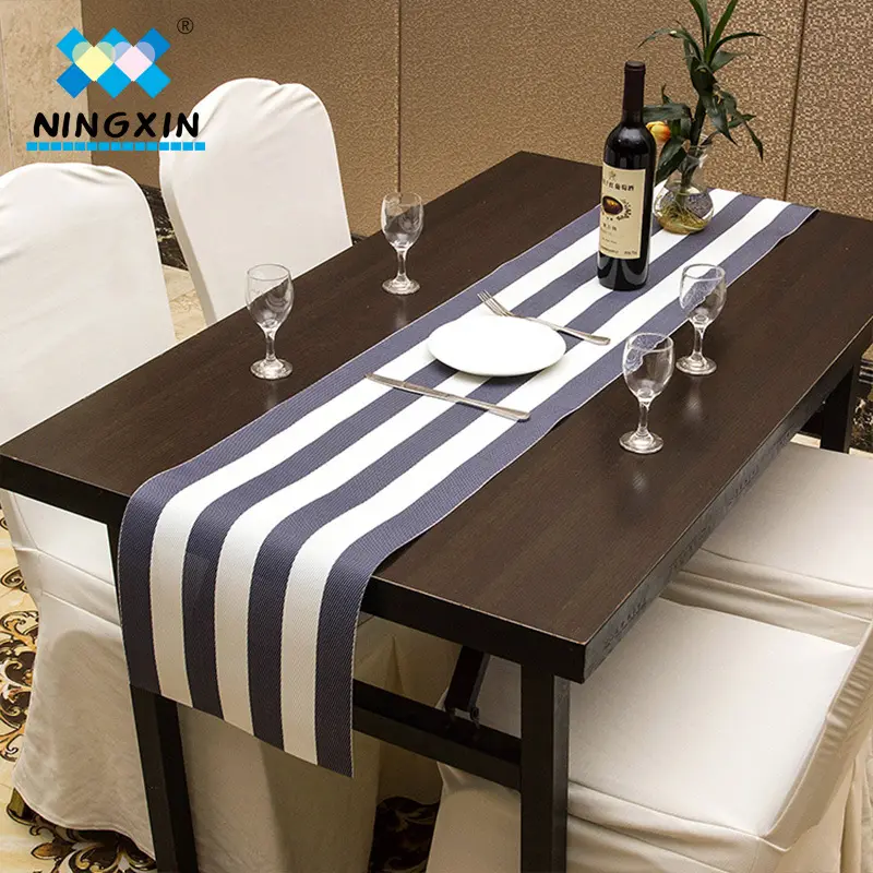 Creative 30*180cm PVC Fashionable Table runner Insulation Mat washable tablemat placemat for dining table patries Christmas