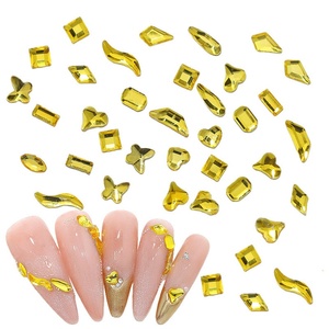 OLeeya-breloques de luxe K9 Flatback strass pour ongles, bijoux diamants, pierres 3D, décoration, Nail Art - Product Image 3