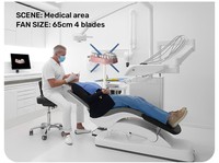 Projecteur holographique 3D connecté au PC - Ventilateur LED interactif pour ordinateur - Affichage holographique 3D - Synchronisation