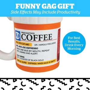 Taza <span class=keywords><strong>de</strong></span> café grande y divertida <span class=keywords><strong>de</strong></span> 12 oz con tapa, <span class=keywords><strong>diseño</strong></span> <span class=keywords><strong>de</strong></span> prescripción médica, regalo temático <span class=keywords><strong>de</strong></span> farmacia <span class=keywords><strong>para</strong></span> médicos, suministros <span class=keywords><strong>para</strong></span> café, té y espresso - Product Image 3