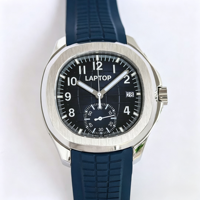 Montre mécanique automatique de luxe pour hommes d'affaires, avec réserve de marche, fonction calendrier de haute qualité, boîtier en acier inoxydable