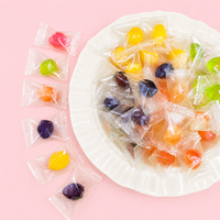 Op maat gemaakte, bulk, afpelbare gummy snoepjes, halal gecertificeerd, mango smaak, diverse fruitsmaken, rechtstreeks van de fabriek.