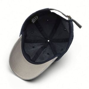 Gorra de Béisbol de Perfil Bajo, Teñida con Pigmentos, Dos Tonos, 100% Algodón Lavado, Ajustable, Sin Estructura, para Hombre y Mujer, Tapa Kappe - Product Image 4