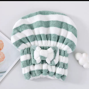 Bow Princess Hair Towel pour femmes Foulard pour le lavage Pas <span class=keywords><strong>de</strong></span> bonnet <span class=keywords><strong>de</strong></span> bain à séchage rapide et à absorption forte Outil <span class=keywords><strong>de</strong></span> séchage des cheveux - Product Image 5