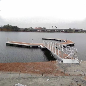 <strong>Floating</strong> Water Platform Anti-UV Plastic Bridge Approach Bridge One Time Molding <strong>Concrete</strong> Pontoon Aluminum Alloy <strong>Floating</strong> <strong>Dock</strong> - Product Image 3