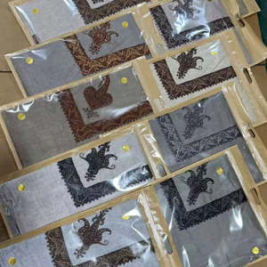 Châle <span class=keywords><strong>arabe</strong></span> yéménite broderie Shemagh <span class=keywords><strong>foulard</strong></span> doux coton cachemire islamique hommes Turban écharpe avec impression numérique Logo couvrant - Product Image 1