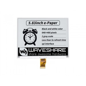 Écran E-Paper E-Ink brut de 5,83 pouces, 648x480, noir/blanc, SPI, sans carte de circuit imprimé - Product Image 5